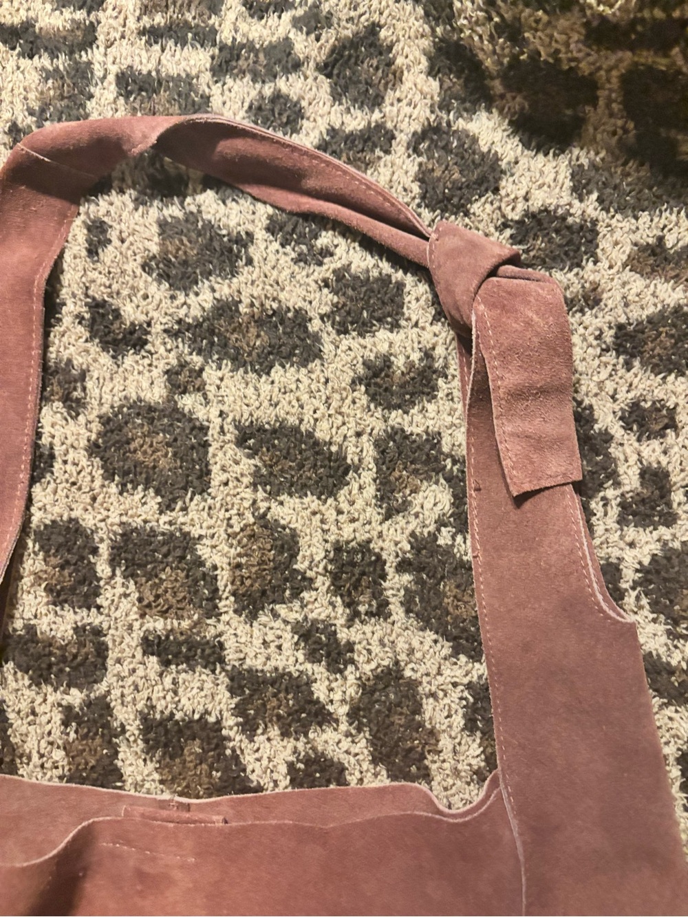 Free People Jessa Suede Carryall Bag Boho Slouchy Tote Hobo Large - Picture 6 of 12